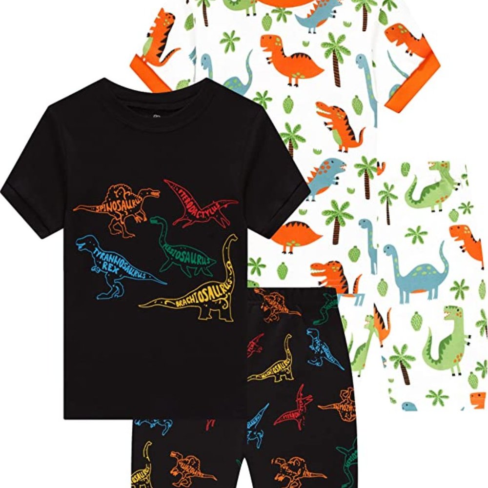 New 2 set of boys toddler pajamas  - Dinosaurs!
